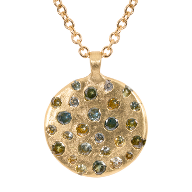 Medium Green Constellation Necklace - 11725